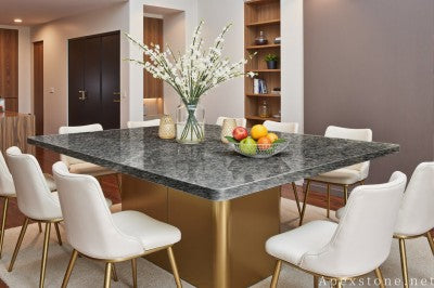 custom brown Granite dining table