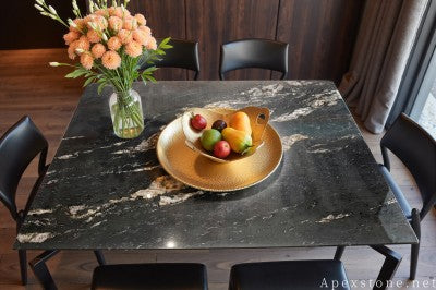 counter height black Granite table tops