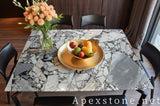 round grey Marble dining table