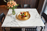 rectangle white Marble table tops
