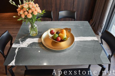 48 round green Marble table tops