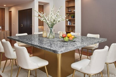 vintage grey Granite dining table