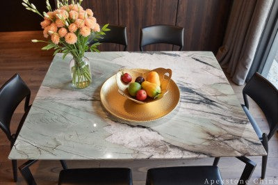 modern green Marble table tops