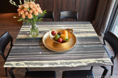 solid black Marble table tops