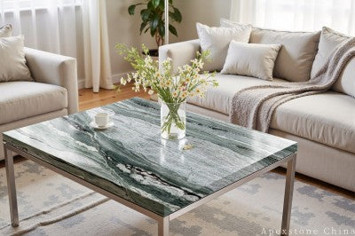 genuine green Marble cocktail table